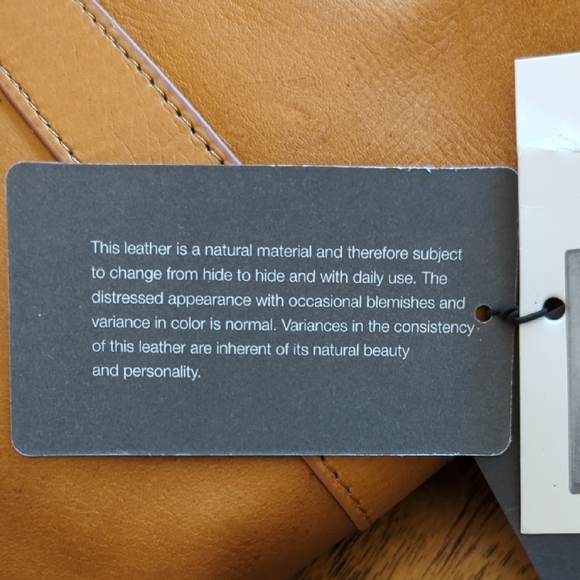 Kenneth Cole Reaction Brown Cognac Leather Messenger Bag - Picture 8 of 11